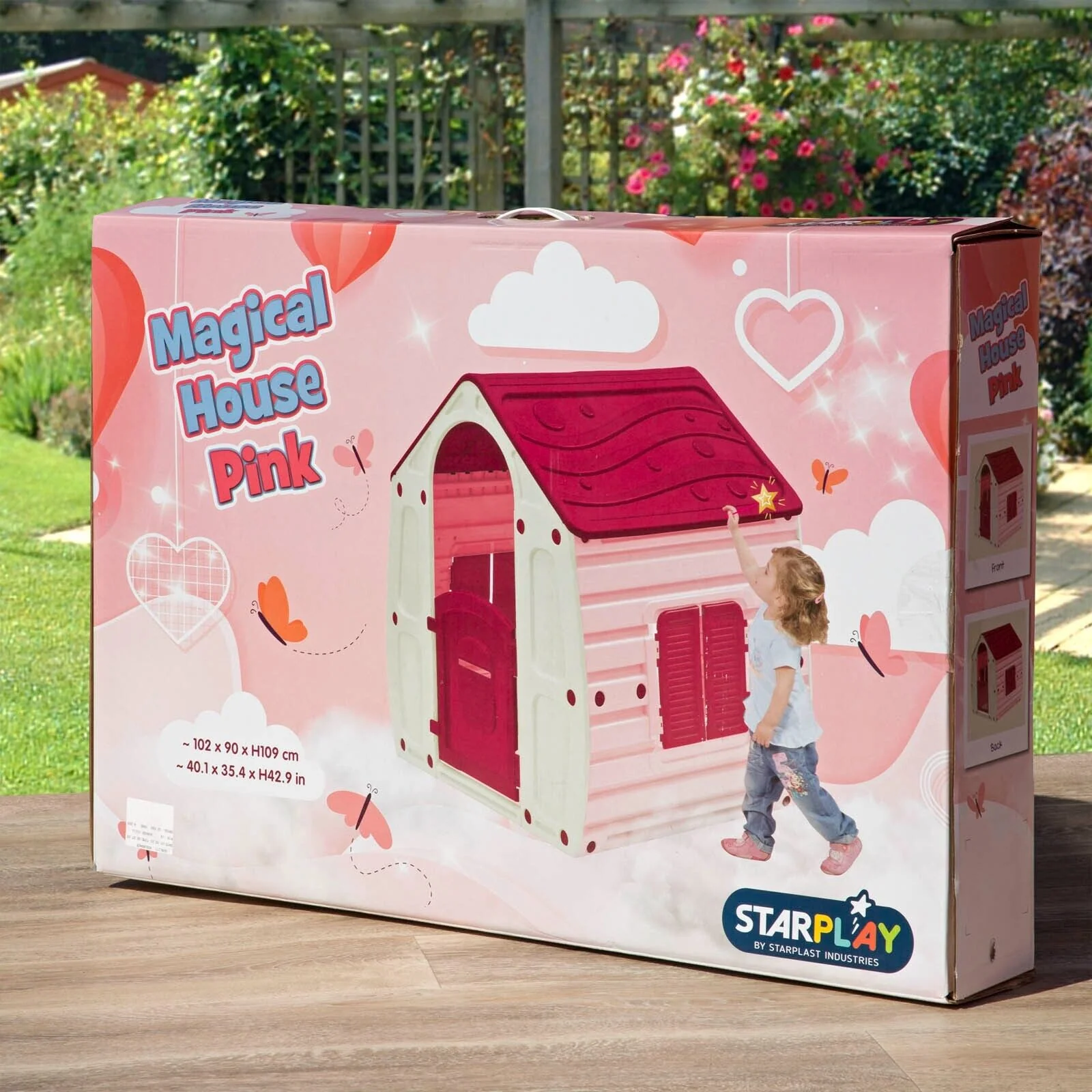 Pink Children's Playhouse Wendy House - Image 6
