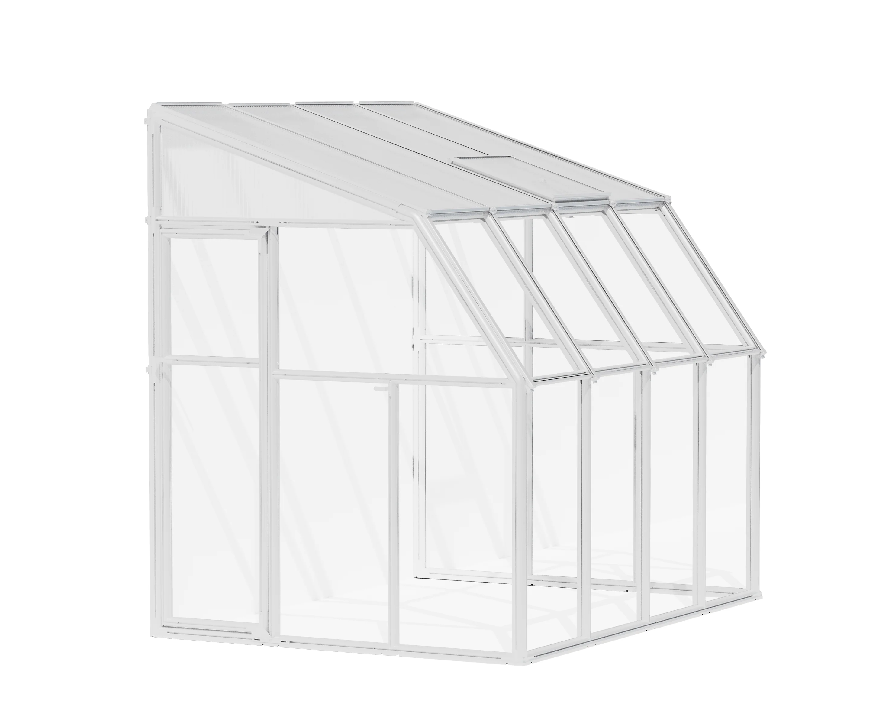 Sunroom 6 ft. x 8 ft. Solarium Kit - White Structure & Hybrid Panels - Image 5