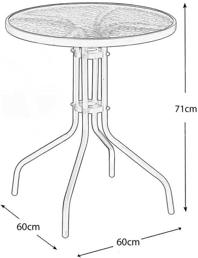 Tasmania Rattan Effect Patio/Balcony Set - Image 4