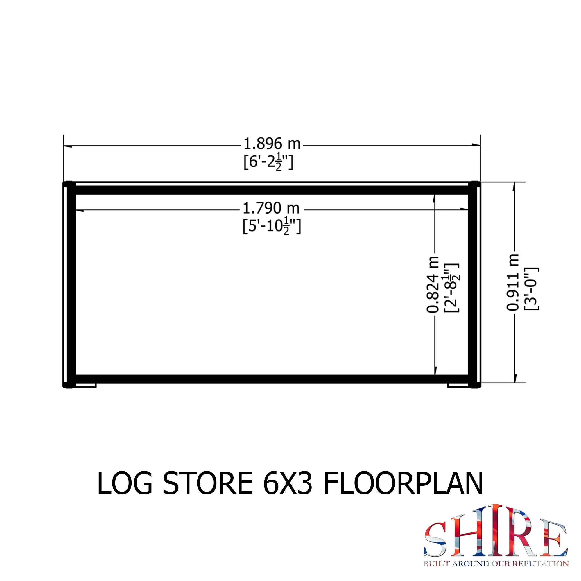 Shire Large Heavy Duty Log Store - Image 3