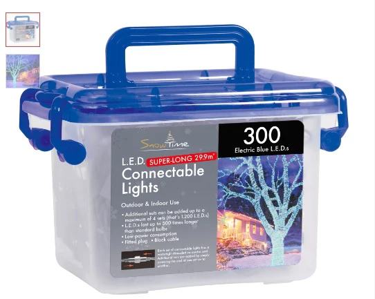 300 Blue LED Connectable Lights - Image 2