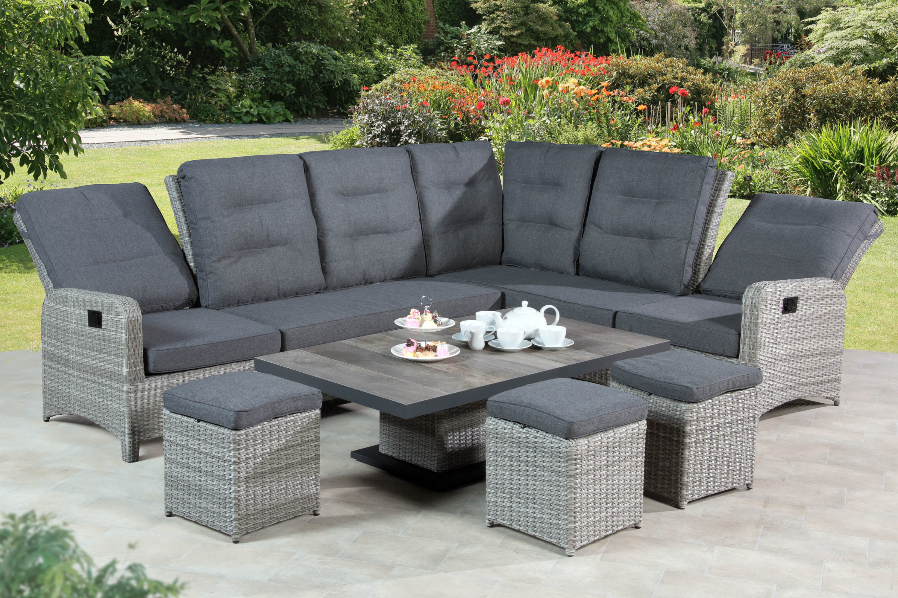 Tulla Reclining Corner Dining Set - Image 6