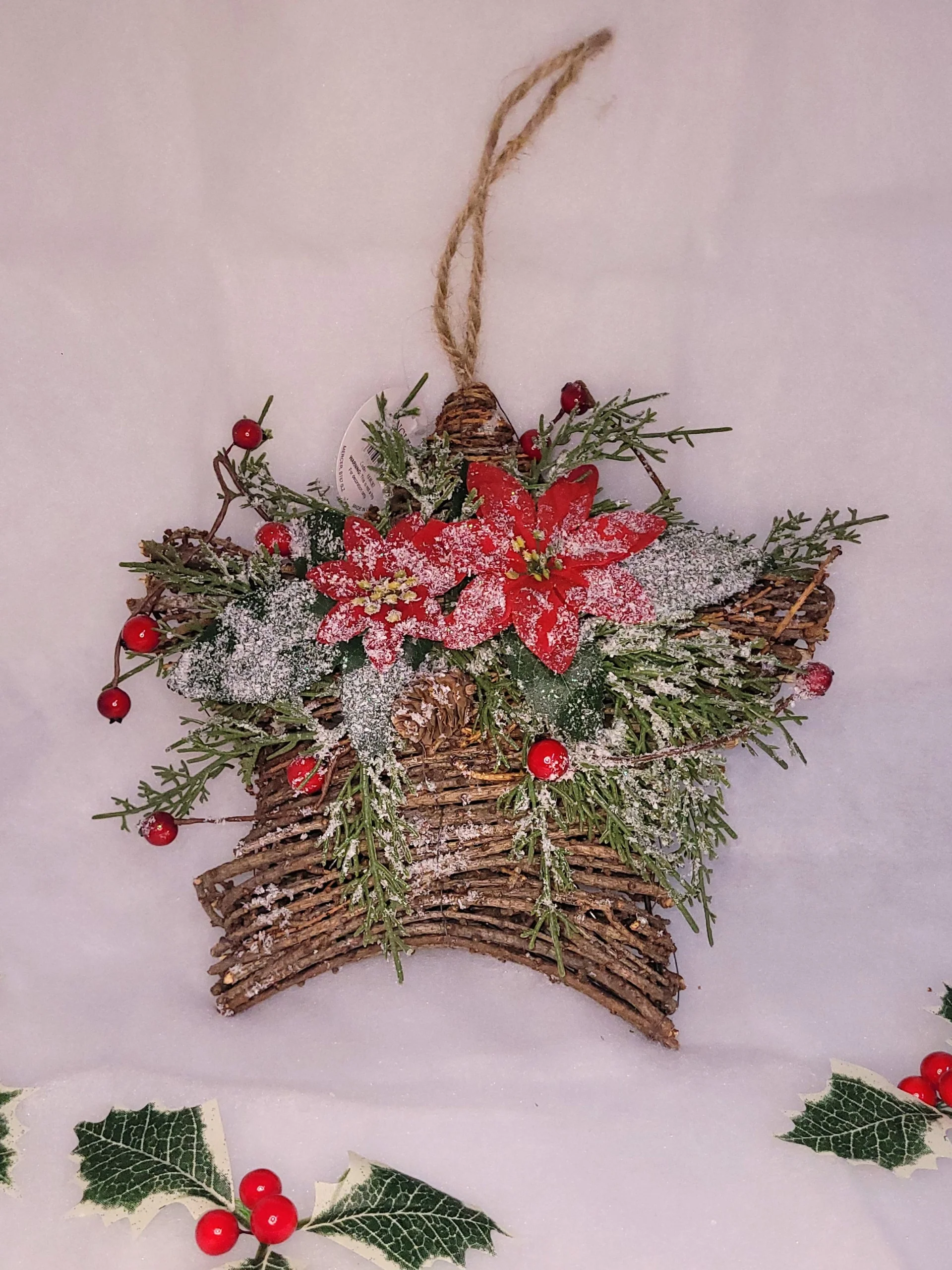 Twig Wrapped Hanging Star - Image 4