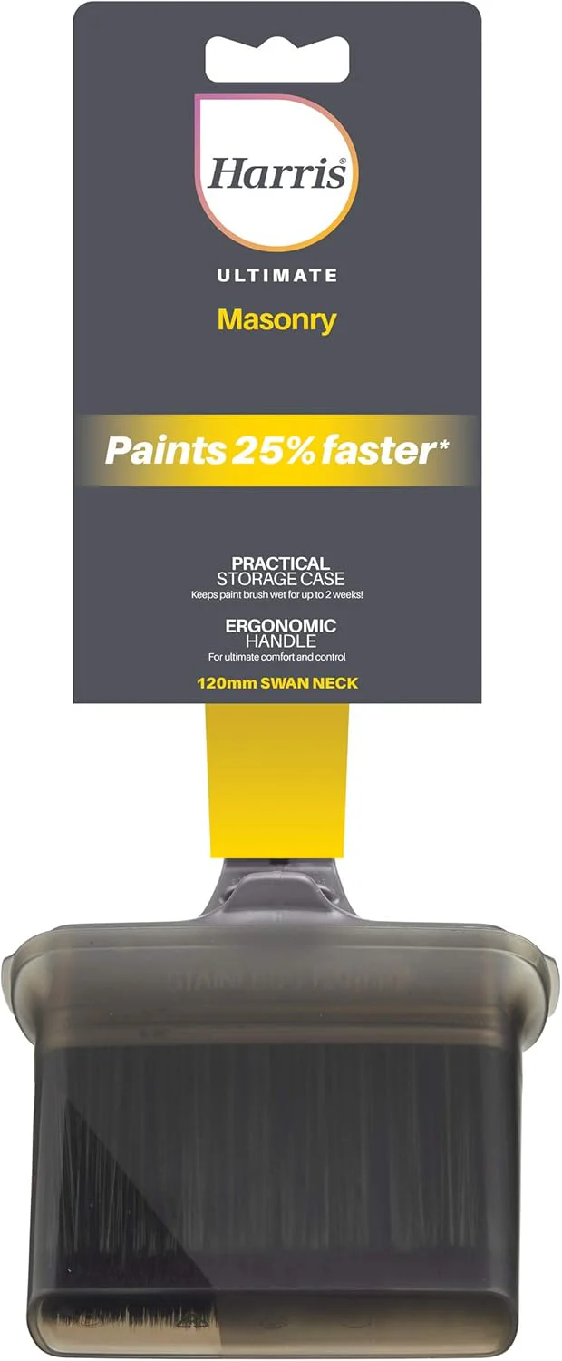 Ultimate Masonry Swan Neck Paint Brush, 120mm - Image 2