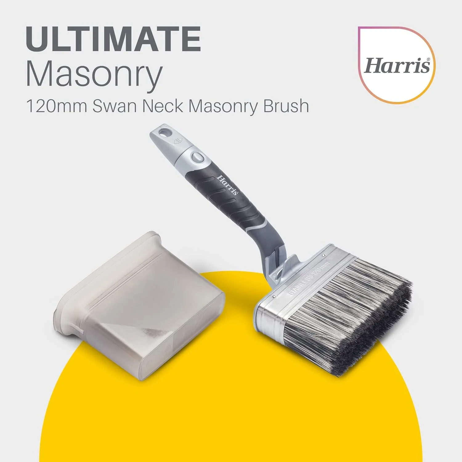 Ultimate Masonry Swan Neck Paint Brush, 120mm - Image 3