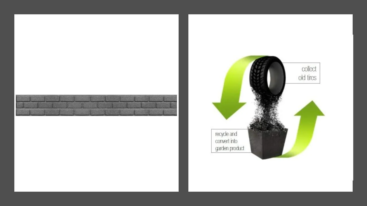 Ultra Curve Border Bricks Grey 9cm High - Image 6