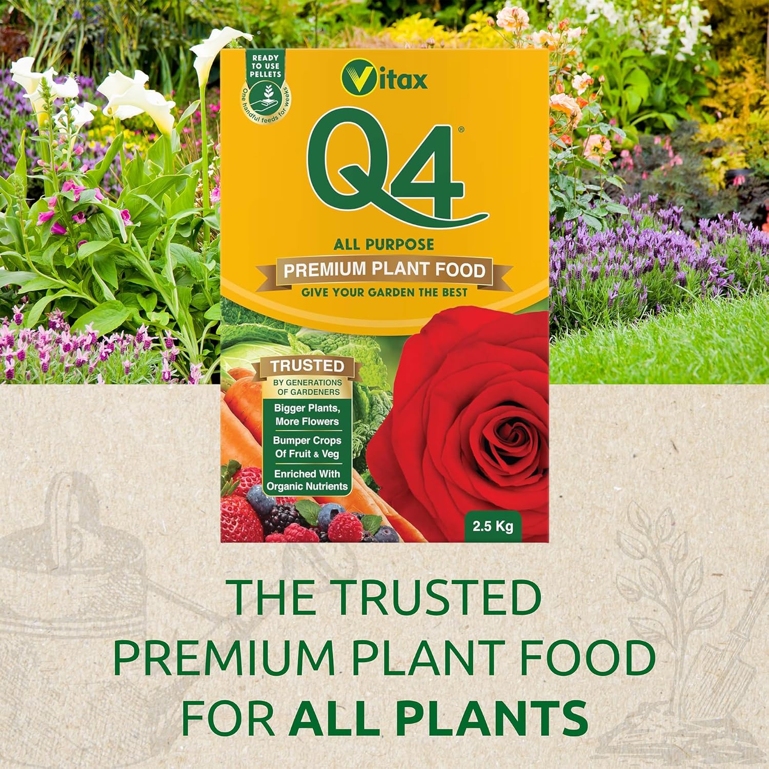Vitax Q4 All Purpose Plant Food - 2.5 Kg - Image 6