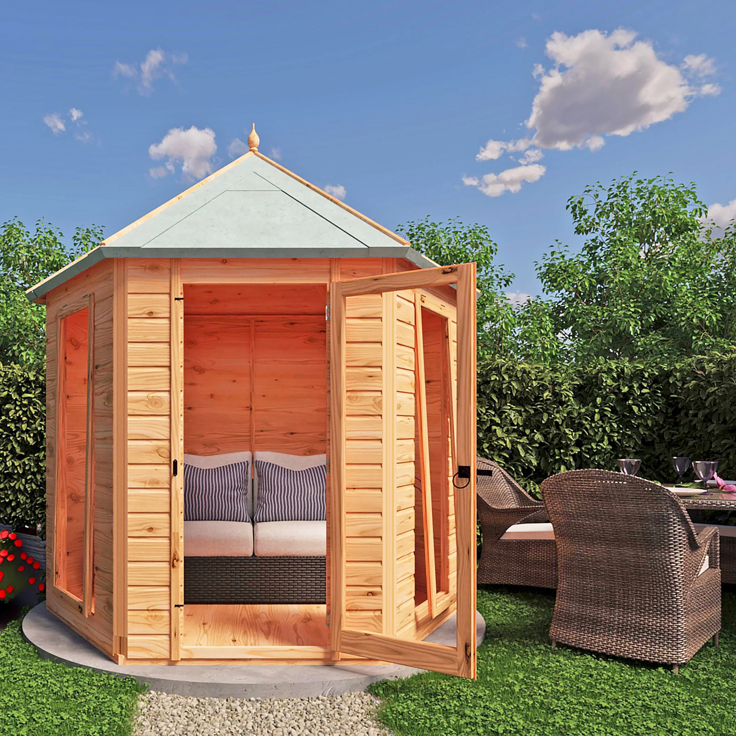 Welburn 8 ft x 7 ft Summerhouse - Image 5