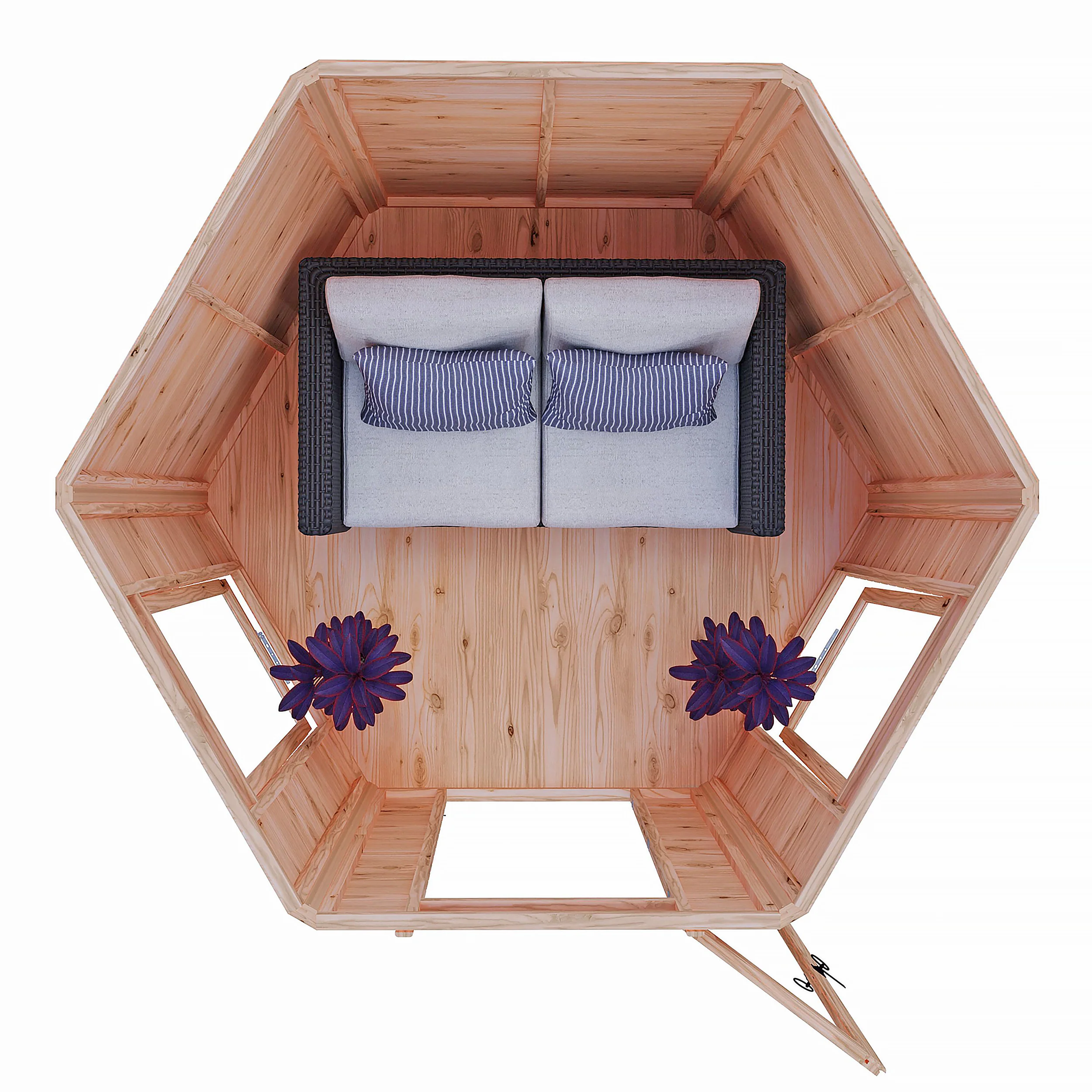 Welburn 8 ft x 7 ft Summerhouse - Image 6