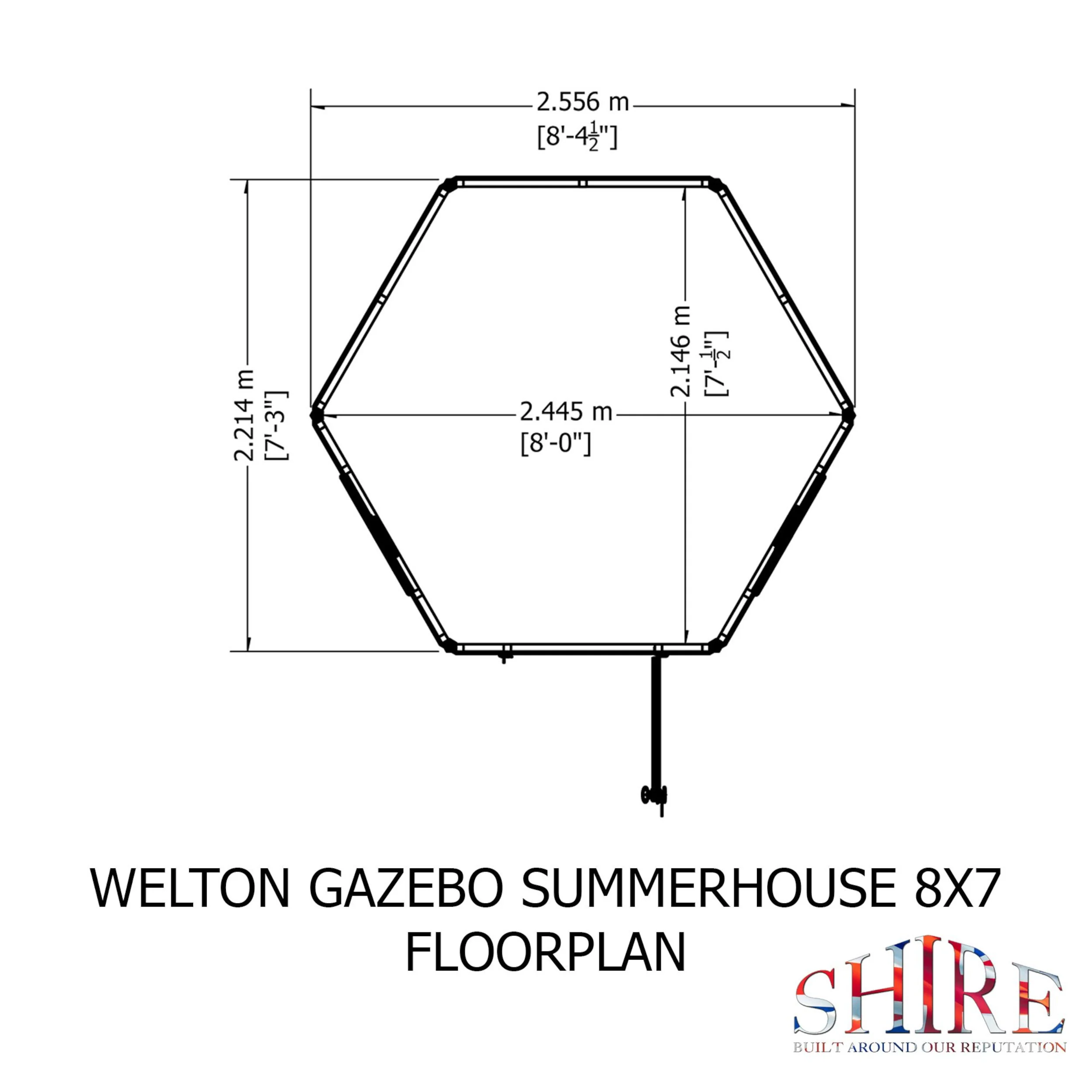Welton 8 ft x 7 ft Summerhouse - Image 11