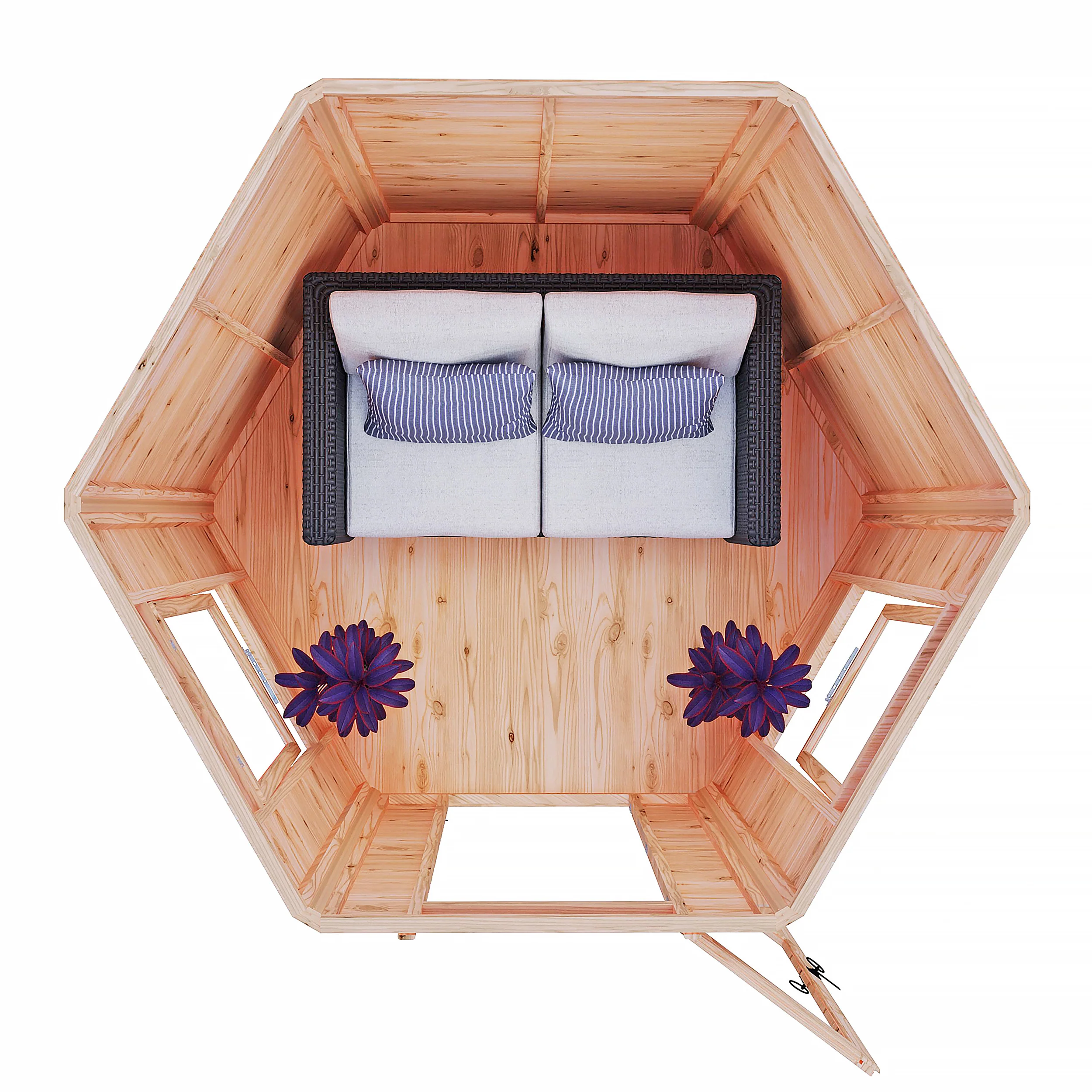Welton 8 ft x 7 ft Summerhouse - Image 5