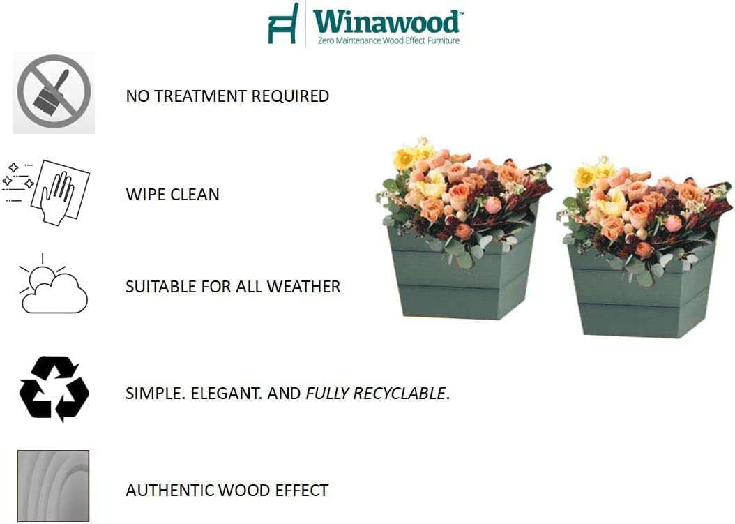 Winawood Small Planters Set of 2- Duck Egg Green - Image 4