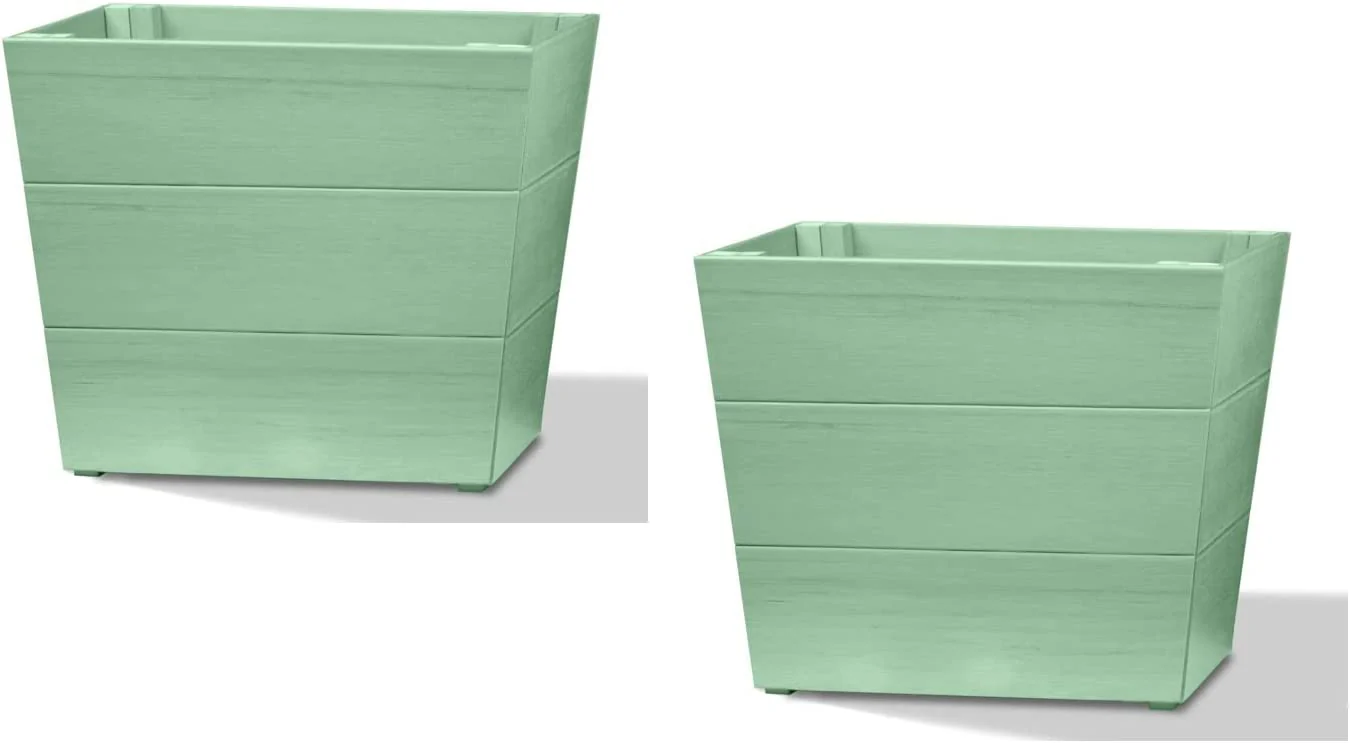 Winawood Small Planters Set of 2- Duck Egg Green - Image 5