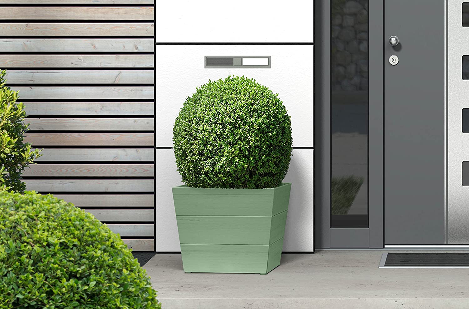 Winawood Small Planters Set of 2- Duck Egg Green - Image 6