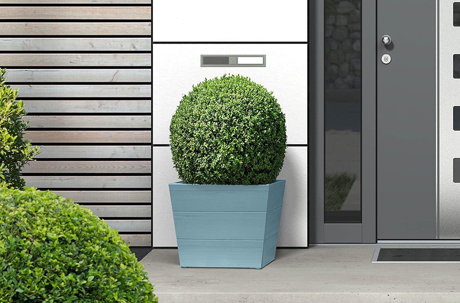 Winawood Small Planters Set of 2- Powder Blue - Image 6