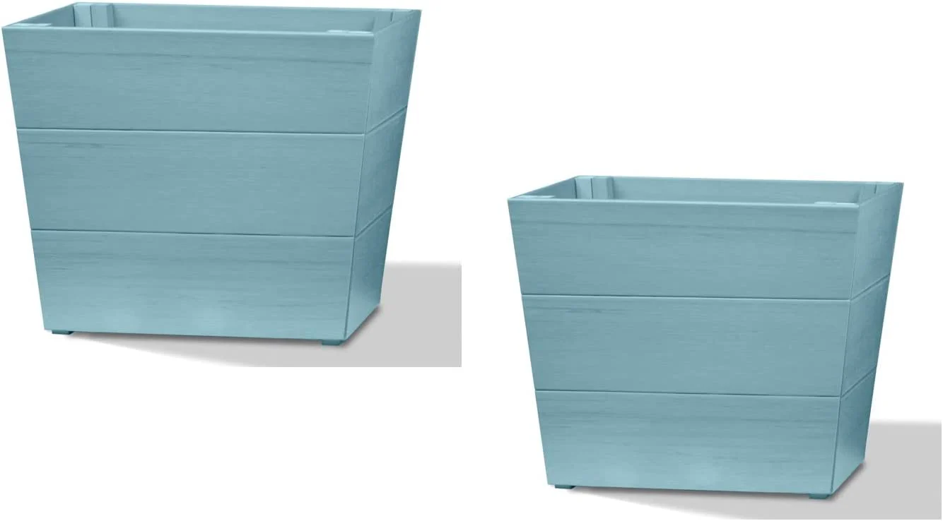 Winawood Small Planters Set of 2- Powder Blue - Image 7