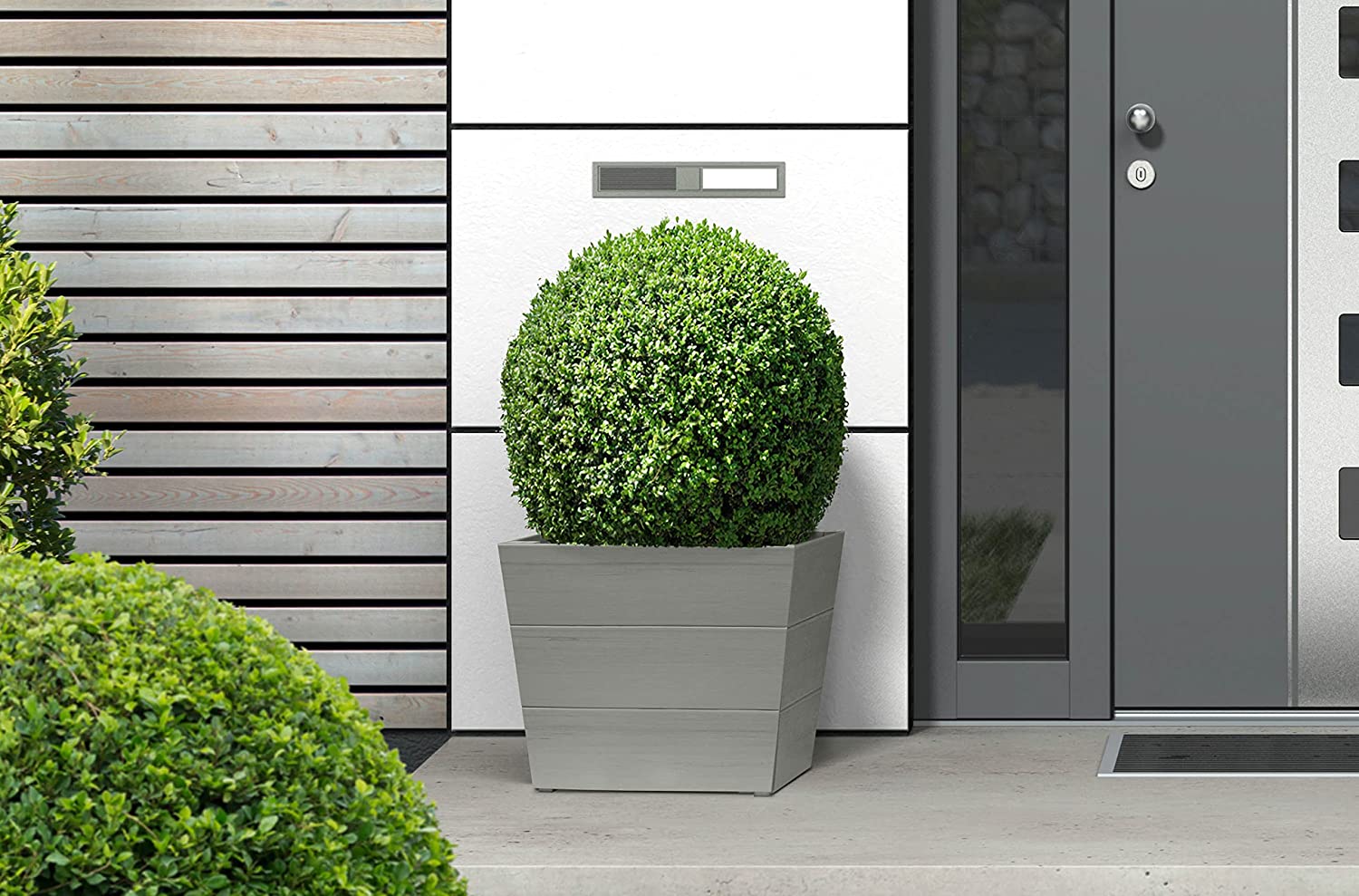 Winawood Small Planters Set of 2- Stone Grey - Image 4