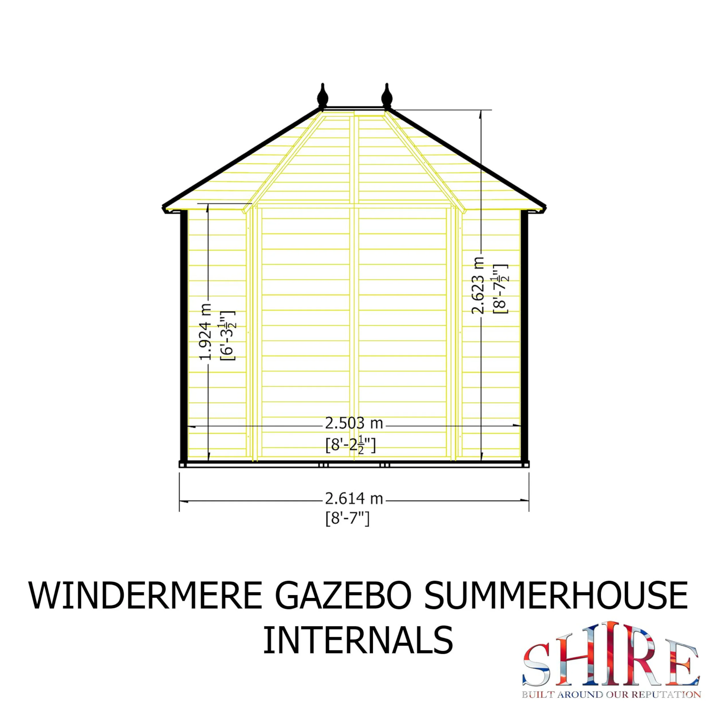 Windermere 8 ft x 6 ft Summerhouse - Image 10