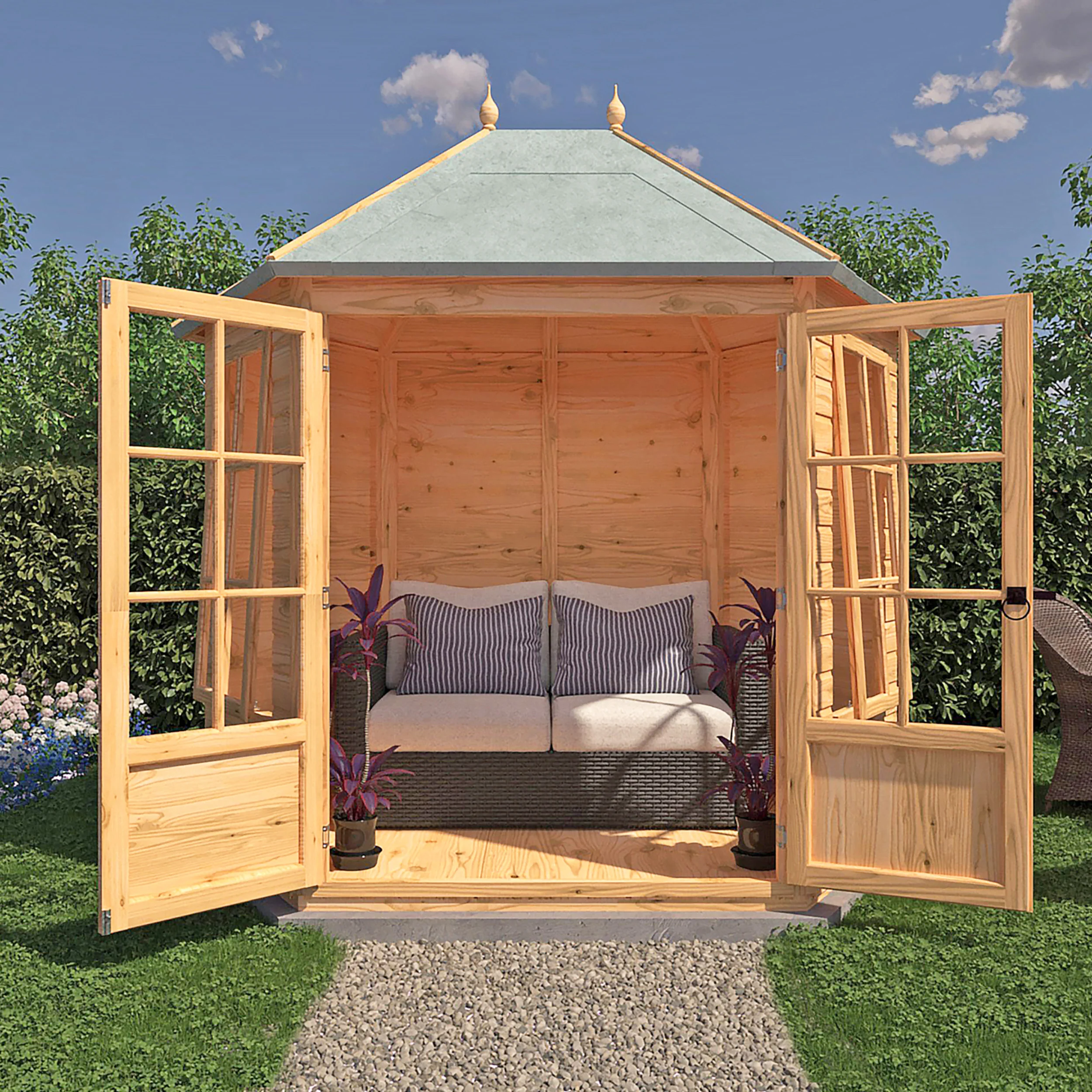 Windermere 8 ft x 6 ft Summerhouse - Image 4