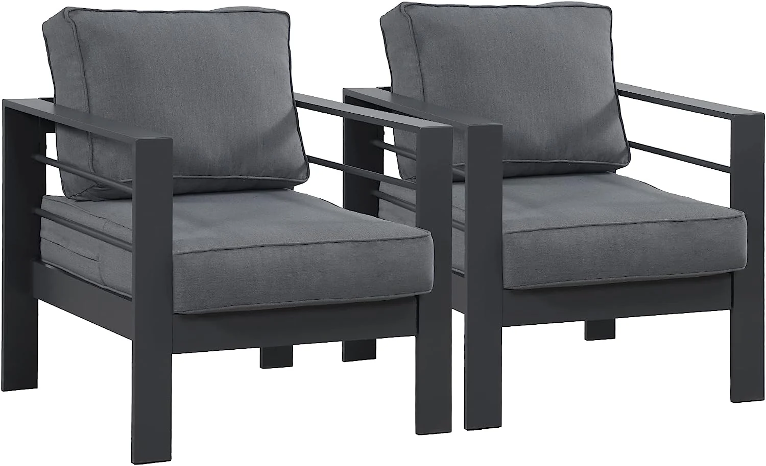 Wisteria Lane Pair of Aluminium Chairs - Image 4